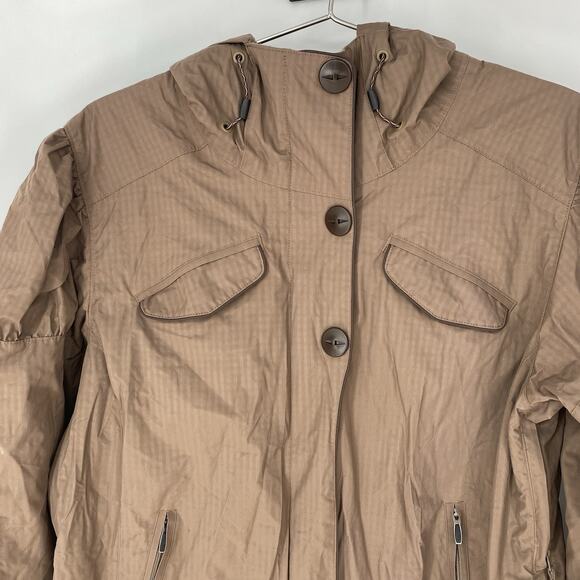 Columbia Titanium SKi Jacket Brown Gingham Pattern Women's Size L - Picture 14 of 14